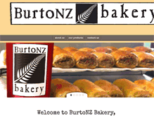 Tablet Screenshot of burtonzbakery.com